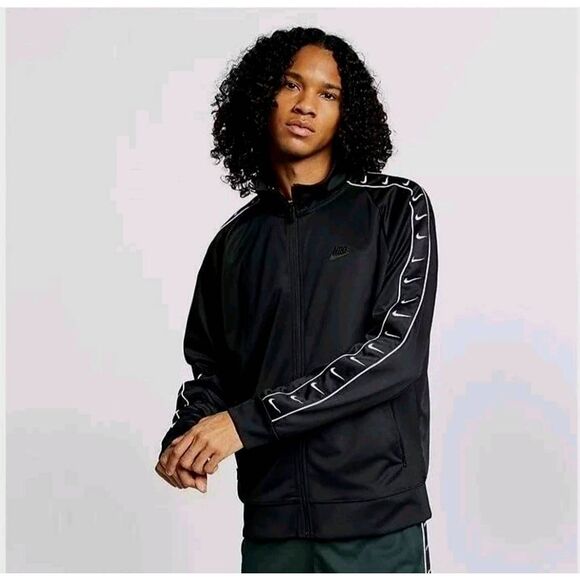 NIKE SWOOSH MENS TAPED TRACK JACKET - Picture 9 of 9